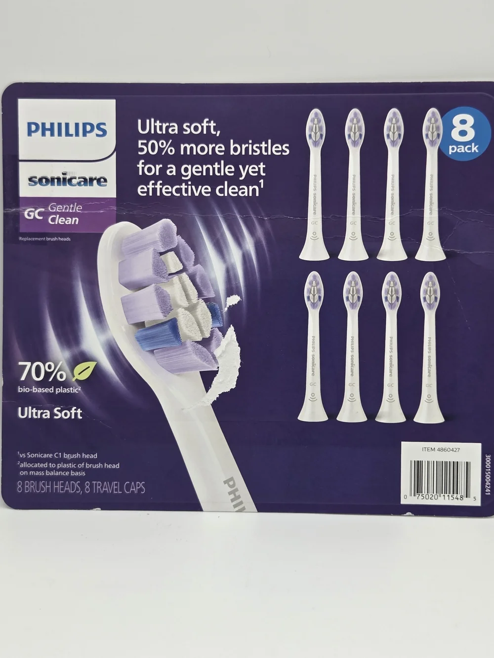 Philips Sonicare Brush Heads GC Gentle Clean 8 Pack